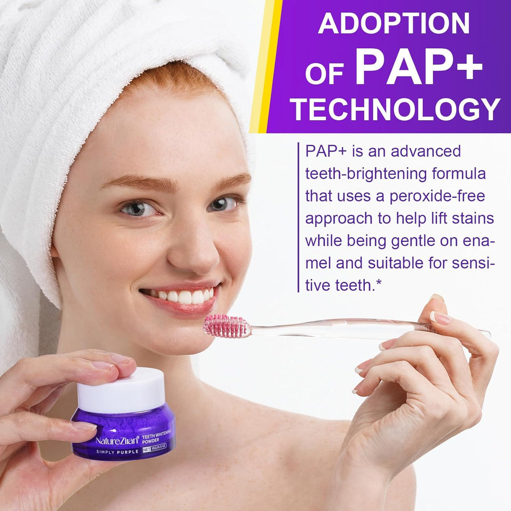 Teeth Whitening Powder - Teeth Whitening - Removes Stains - No Sensitivity - Toothpaste Power - Breath Freshener - for Coffee, Tea and Tobacco Stains 15g