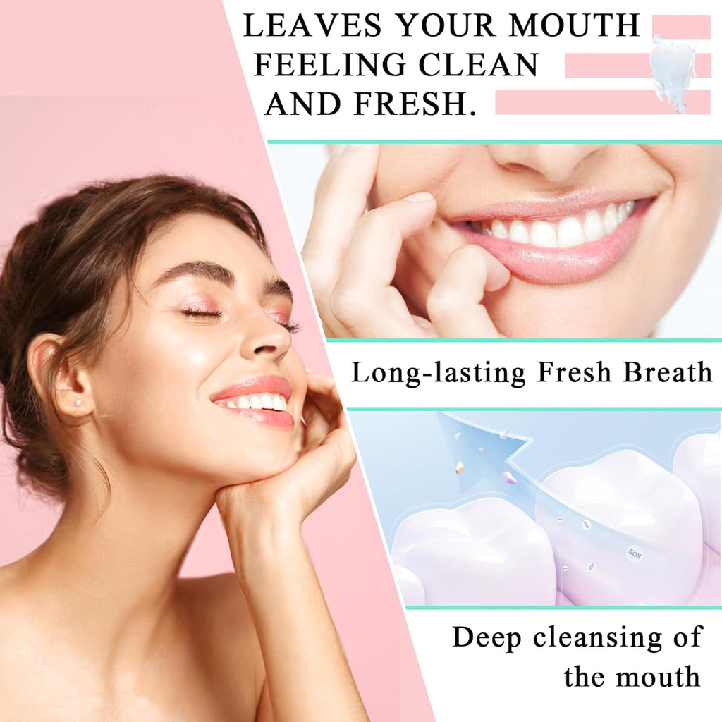 Travel Size Mouthwash,Mini Mouthwash Travel Size Bulk Portable Mouth Wash Set,Individual Small Travel Mouth Wash Packets for Fresh Breath(Pack of 60) A42