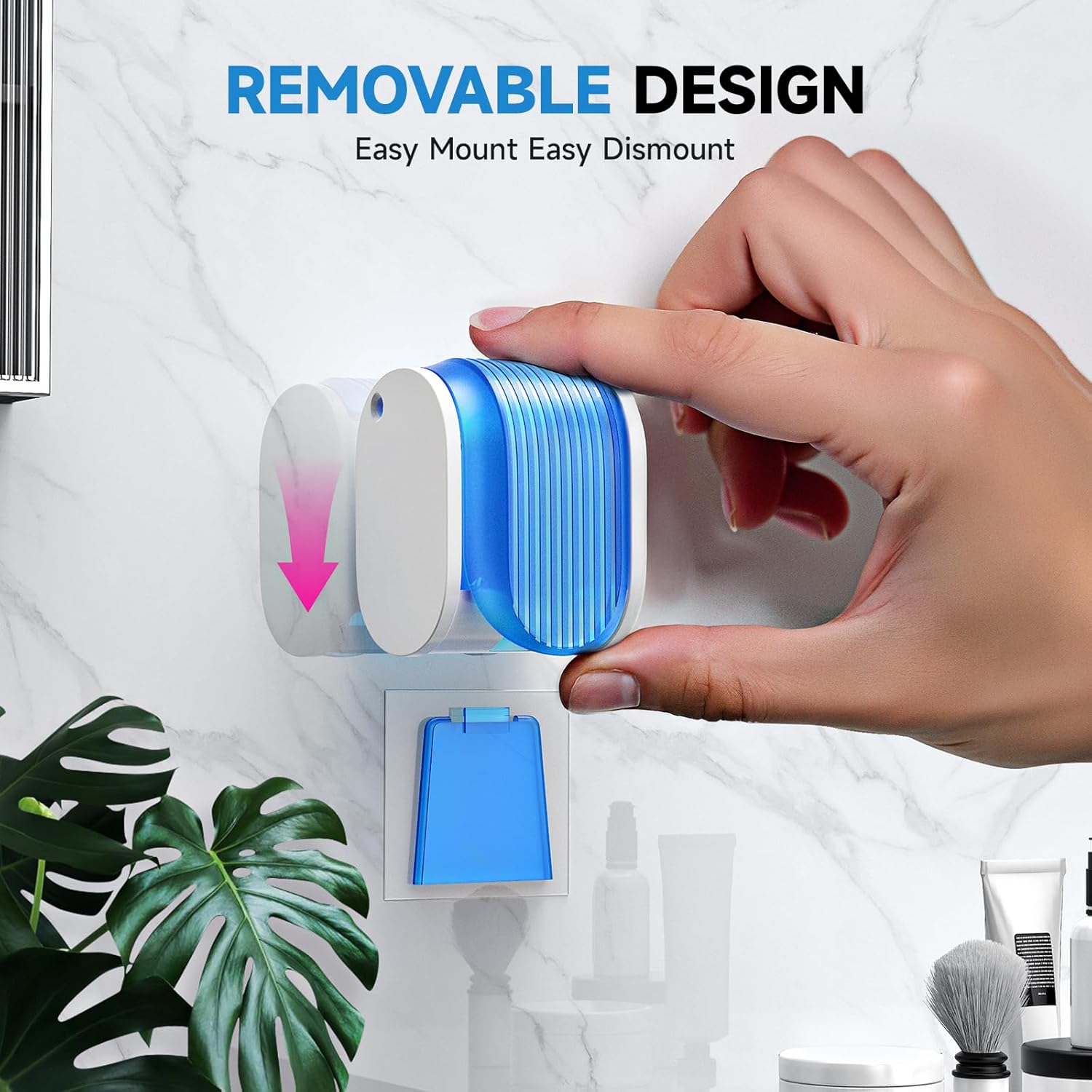 Toothbrush Holders for Bathrooms【Upgrade Single Slot Design】 Toothbrush Holder Wall Mounted with Cover Moisture-Proof and Dust-Proof Toothbrush Storage Organizer for Shower Family and Travel 3PCS