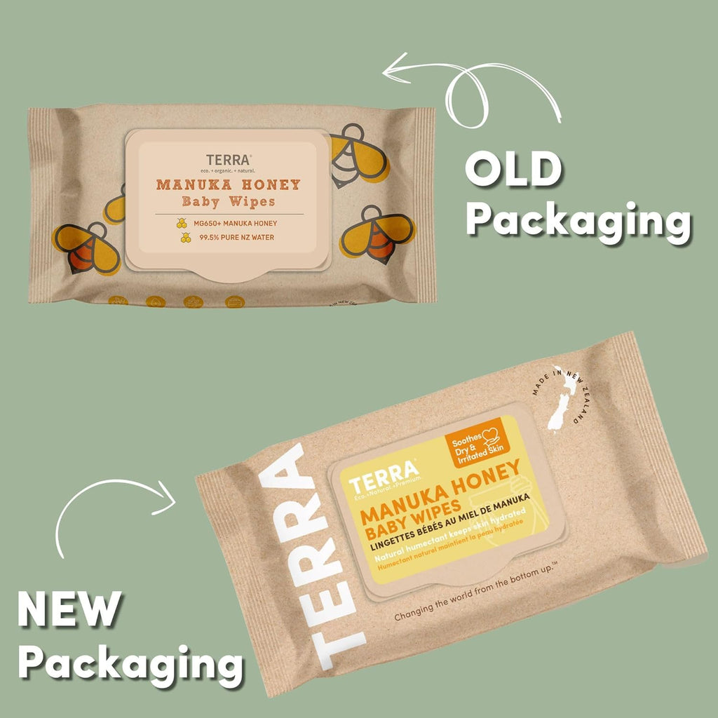 Baby Wipes - Manuka Honey 70 Pack by Terra