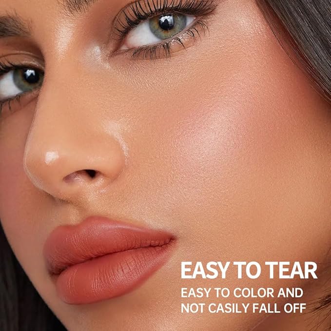 Matte Lip Liner Peel Off Lip Stain, Long Lasting Peel Off Lip Liner Stain, Peel-off Lip Gloss For All Skin Types, Transfer-proof Highly Pigmented Color Waterproof, (05#, Pack of 1)