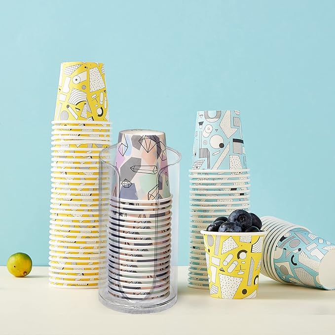 Lamosi 3 oz Bathroom Cups 300 Pack, 3 oz Paper Cups, Mouthwash Cup, Mini Paper Cup for Parties, Picnics, Barbecues, Travel and Events