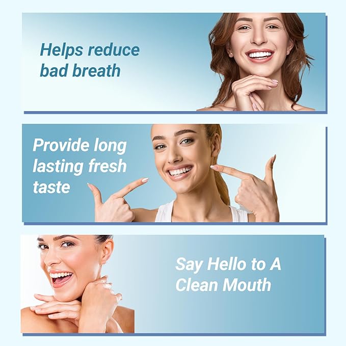 Gum Care Silicone Sensitive Toothbrush & Gel Combo | Soft Oral Cleaner with Air Bag | Bad Breath Odor Eliminator | Complete Oral Care | Gentle Mint (Set of 1)