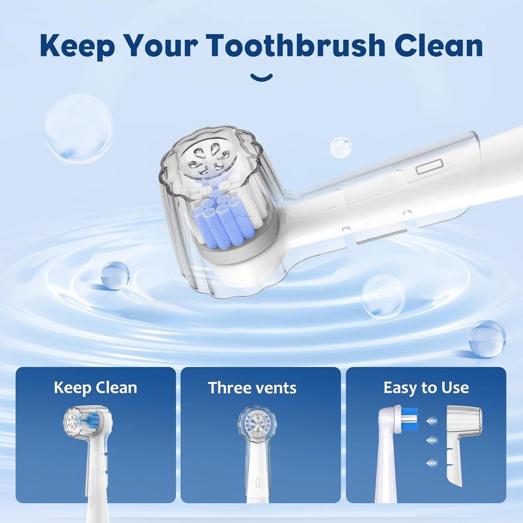 Fit for Oral B Toothbrush Cover Compatible with Oral iO 3|4|5|6|7|8|9|10 Series Electric Toothbrush Head Covers Gentle Care Toothbrush Heads Protector Cap10 Pcs