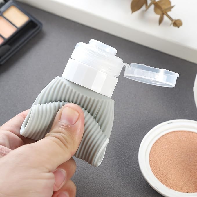 Travel Bottles for Toiletries, Tsa Approved 3oz Portable Travel Bottles, BPA Free Leak Proof Squeezable Silicone Travel Size Containers, Travel Accessories with Clear Toiletry Bag (4 Pack)