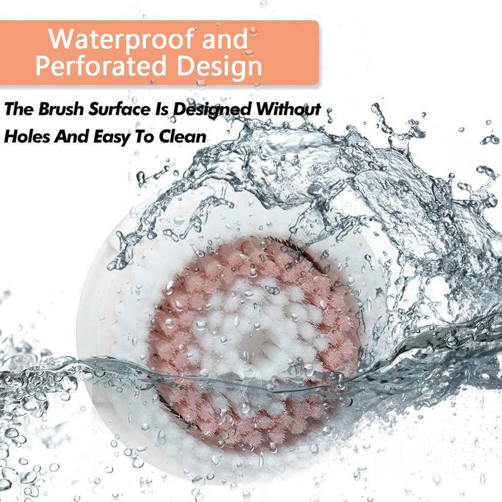 Brushot Brush Head Replacements Compatible with Clarisonic Mia 1, Mia 2, Mia Fit, Alpha Fit, Smart Profile Uplift | Radiance, 4 Count