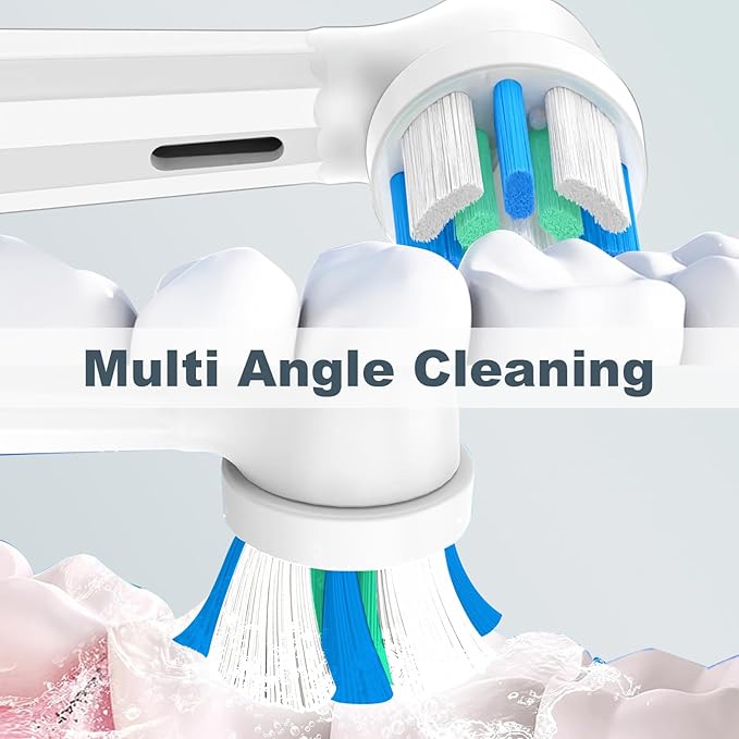 10 PCS IO Replacement Heads Compatible with Oral b IO 2/3/4/5/6/7/8/9/10 Series Electric Toothbrush, Brush Heads Refills Compatible with Oral B IO (White)