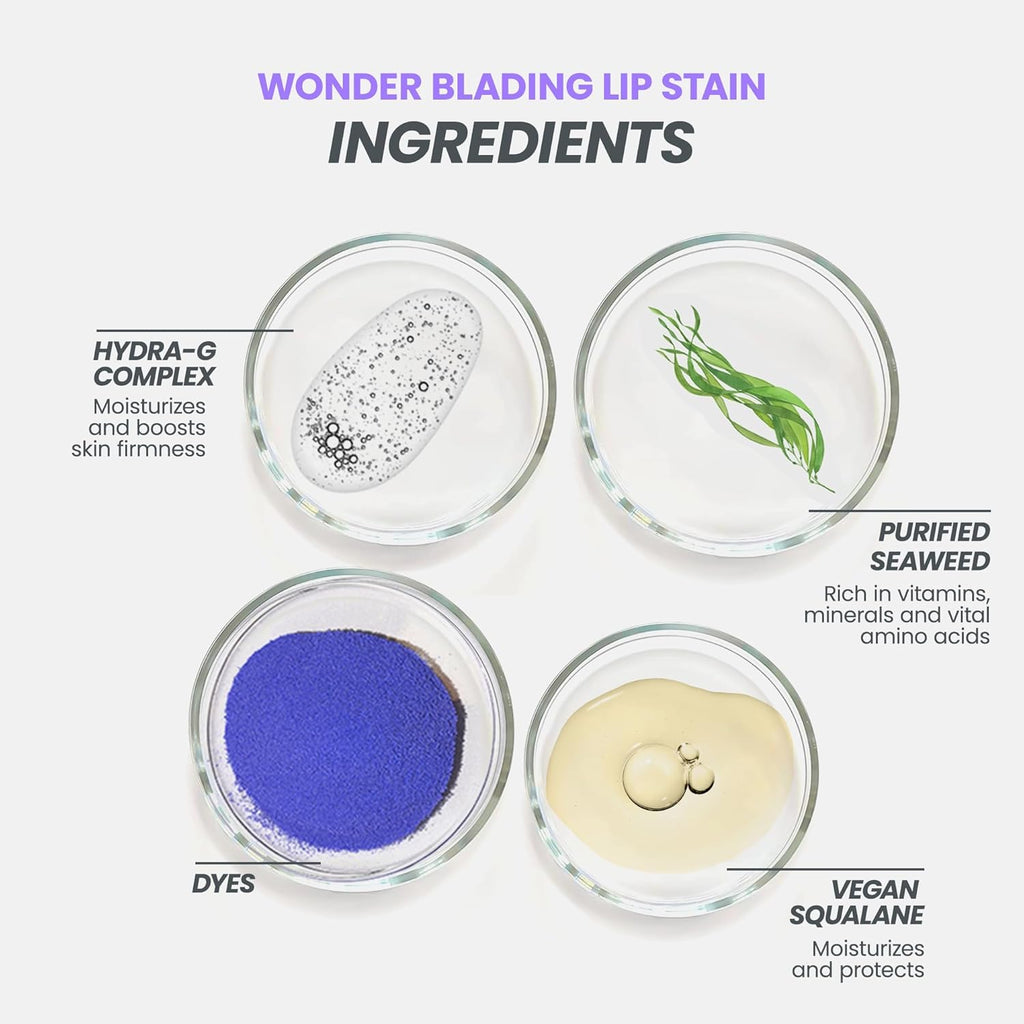 Wonderskin Wonder Blading All Day Lip Stain Peel Off Masque - Long Lasting, Waterproof and Transfer Proof Pink Lip Tint, Matte Finish Peel Off Makeup (Beautiful Masque)