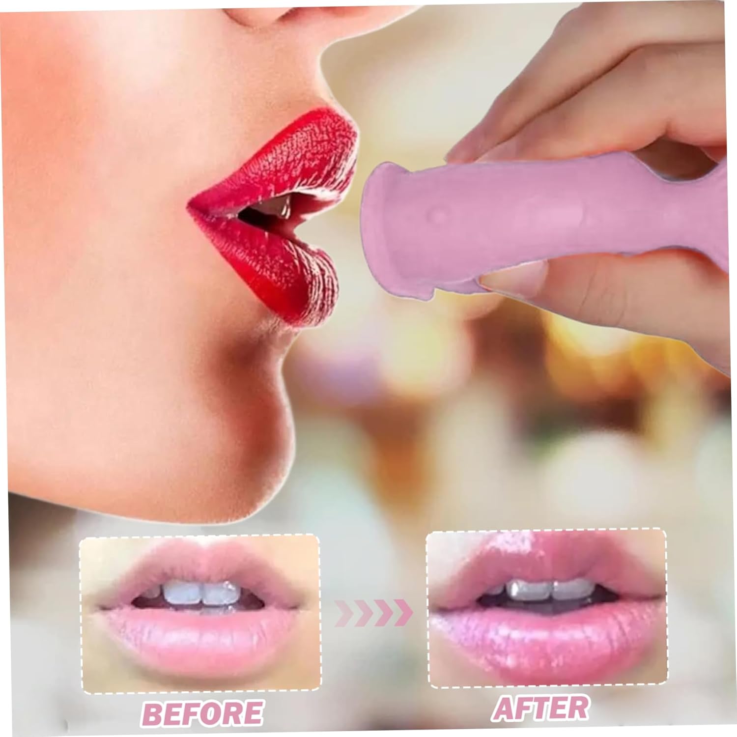 2PCS Fish Lip Plumper for Sexy Lip Beauty Mouth Lip Plumper Soft Silicone Lip Plumper Tool Funny Lip Plumper Device for Women Natural Pout Birthday Gift, Lip Plumper