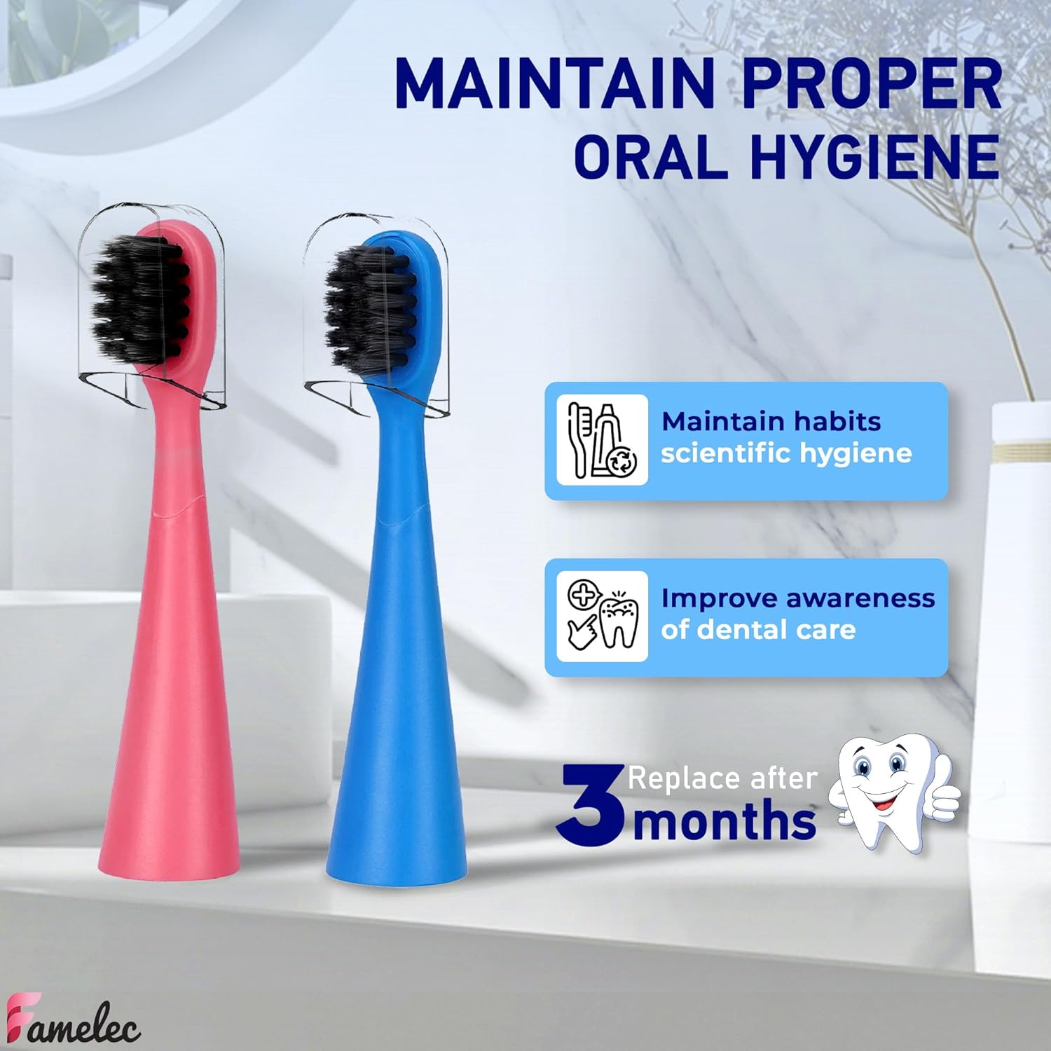 16 Pack Electric Toothbrush Heads for Burst Kids Replacement Heads, Ultra Soft Bristles for Deep Clean, Perfect Fit for Burst Kids Toothbrush Heads - Mix Color Pink/Green/Blue/Purple