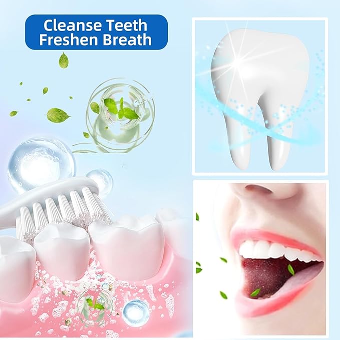 Set 3-Pack Hydroxyapatite Toothpastes for Enamel Protection and Tooth Strengthening，Fresh Breath，Formula mild Mint， Daily Use for Oral Health. (3)