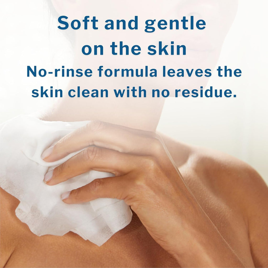 McKesson Washcloth Wipes for Adults, Unscented (6 Pack, 576 Washcloths) Disposable Wash Cloths for Body - Fragrance-Free No-Rinse Formula - Good for Incontinence and Elderly - 96 Wipes Per Pack