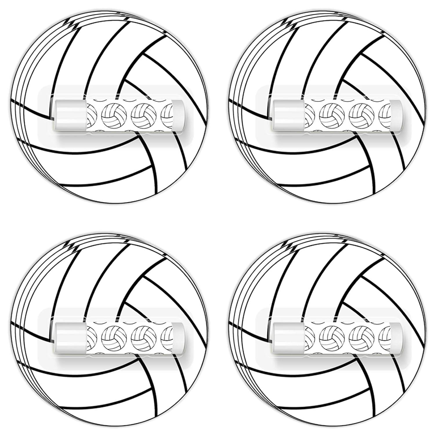 12 Pack Volleyball Lip Balm for Volleyball Theme Party Bulk Gifts,Beeswax Moisturizing Lip balm,Vanilla Flavor Plumping Chapstick for Volleyball Cheerleader Team Girls kids Men Women Sports Lovers