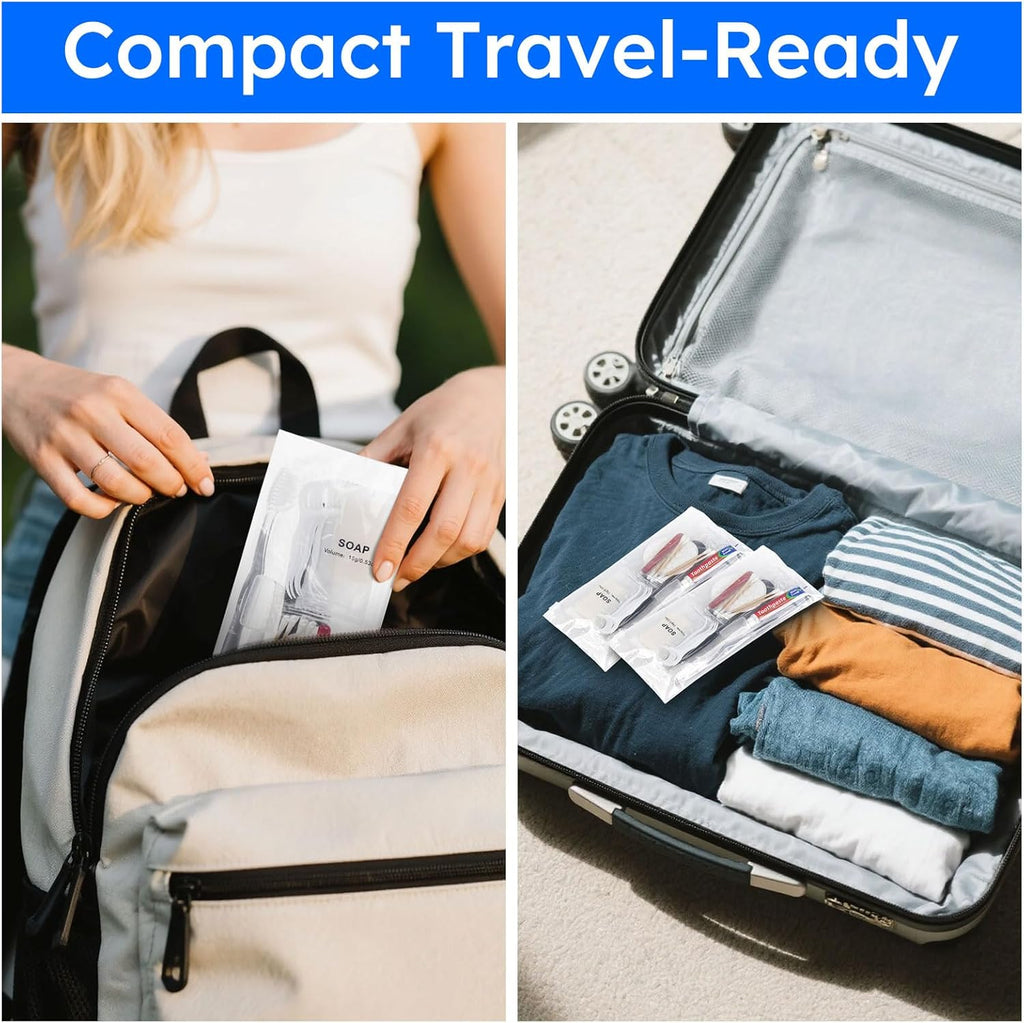 Travel Toothbrush Kit, Hygiene Kit Comes in A Double Sealed Individual Package, Personal Hygiene Kit for Hotel, Camping, Home and Travel (10 Set)