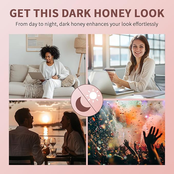 2PCS Honey Lipstick Tinted Lip Balm - Sheer Hydrating Lipstick for All Skin Tones - Moisturizing Lip Color, Nourishing Lip Balm with a Hint of Natural Black Cherry Tint (2Pcs Nude Honey)