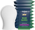 UNIFREE Disposable Washcloths Wet Wipes Adult Washcloths 120 Count Glove-shape