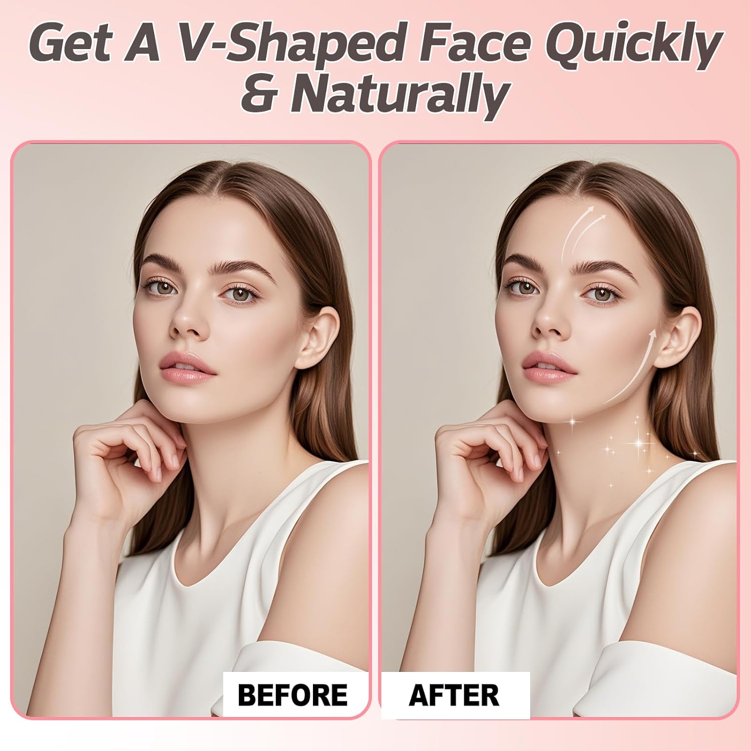 Face Lift Tape, 200PCS Face Tape, Face Lift Tape Invisible, Face Tape Lifting Invisible 8 Hours of Sustained, Perfect Facial Contouring, Visually Create A More Defined Jawline and Cheekbones