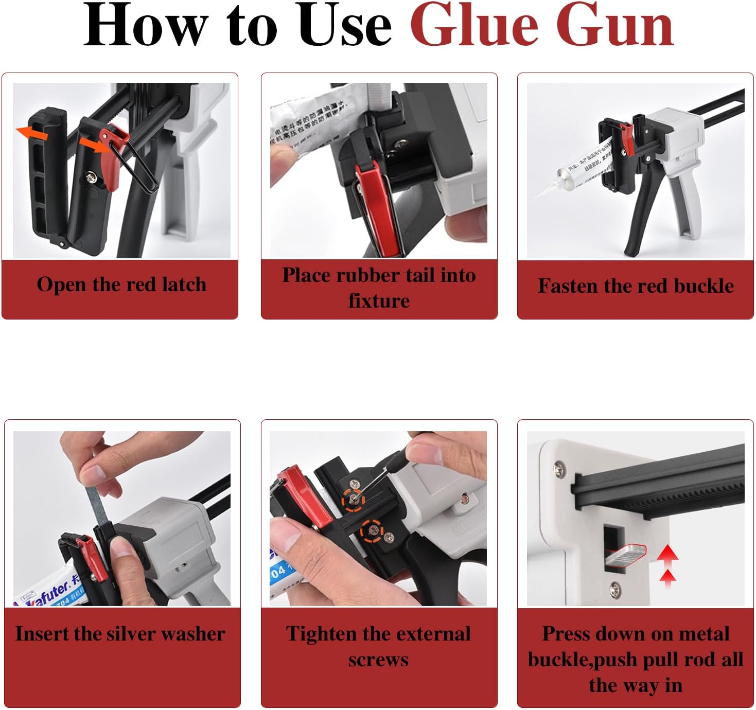 2025 New Toothpaste Tube Gun,Toothpaste Tube Glue Gun Squeezing Machine,Silicone Caulk Guns,Toothpastes Guns Dispenser,for DIY Projects,Caulking Sealant,Silicone Glue(White)