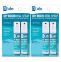 Dry Mouth Spray - Sugar Free, Alcohol Free, Mint Breath Spray with Xylitol, 2 Pack - 4 (0.25 oz) Travel Size Sprays Total