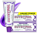 Euthymol Purple Whitening Toothpaste – for Yellow & Sensitive Teeth | Violet Tone-Up Formula, Instantly Brightens, 24H Stain Defense, Long-Lasting Fresh Breath (Pack of 2)