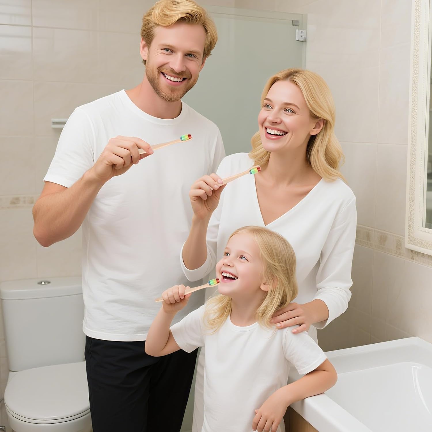 120PCS Bamboo Toothbrushes, Prepasted Disposable Toothbrush, Bulk Soft Bristle Toothbrushes for AdultsTravel Family Hotel Use and Homeless Gift, Individually Wrapped, 12 Color