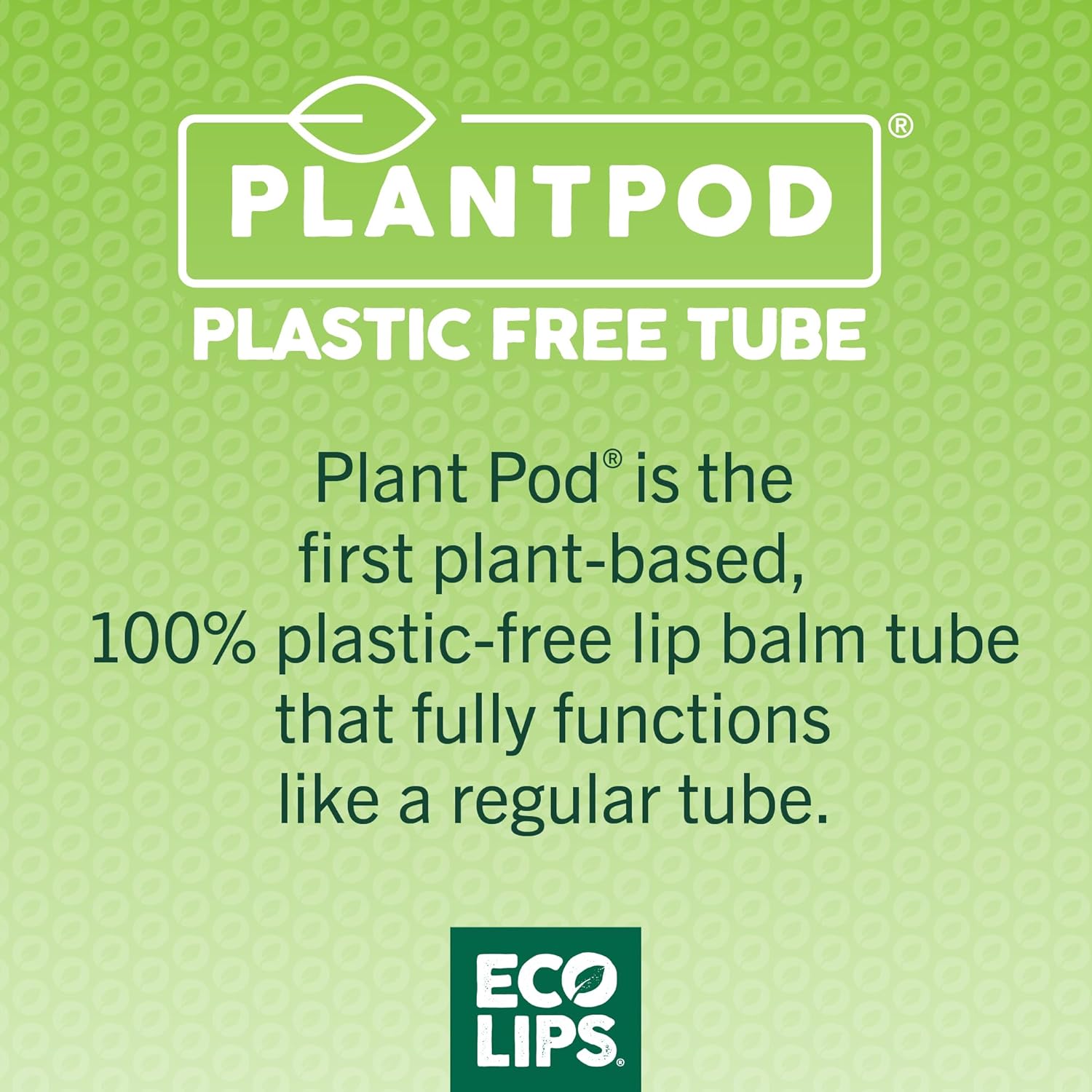 Eco Lips Classic Variety Broad Spectrum Sunscreen Lip Balm 6-Pack (Berry, Sport, Mint) - 100% Plastic-Free Plant Pod Packaging - Made in USA