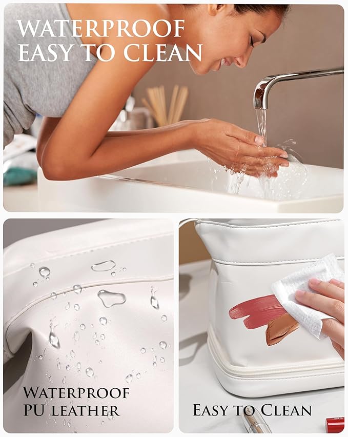 Gifts for Woman Who Travel, Makeup Bag for Women, Bridesmaid Engagement Gift for Her Travel Toiletry Bag Make Up Bag Pouch for Purse Bridal Shower Gift for Engagement Wedding Bridesmaids Gift