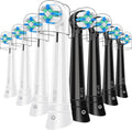 8 Pack IO Replacement Heads Compatible with Oral B IO 2/3/4/5/6/7/8/9/10/Deep Clean Series Electric Toothbrushes, Brush Heads Compatible with Oral B iO (Black/White)