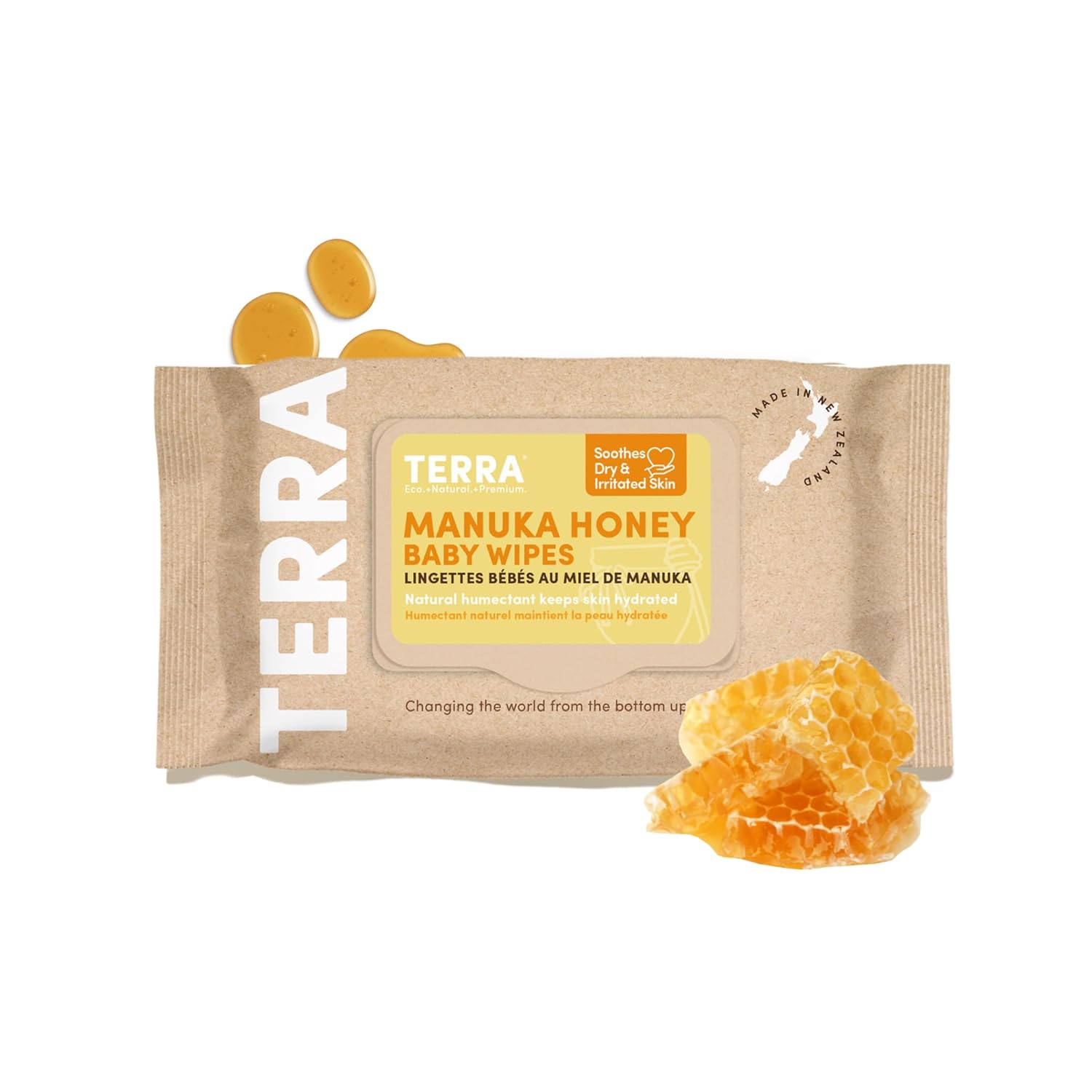 Baby Wipes - Manuka Honey 70 Pack by Terra