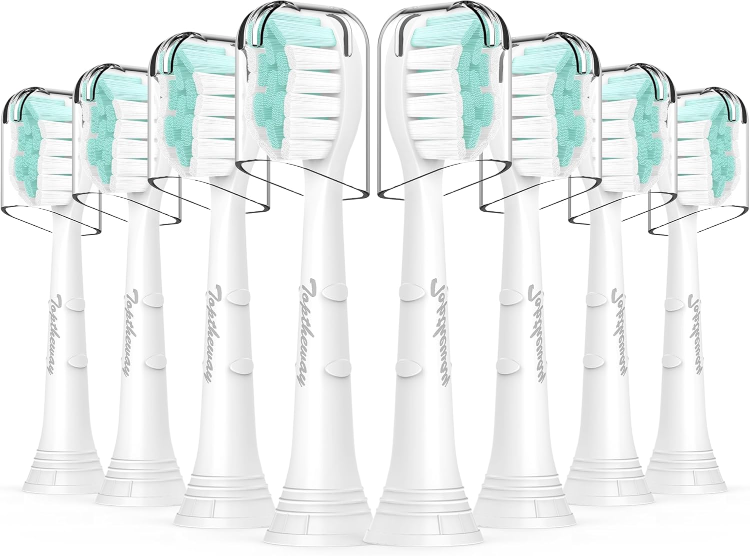 Toothbrush Replacement Heads for Philips Sonicare: Sonic Replacement Heads Compatible with Phillips Electric Toothbrush ProtectiveClean 4100 5100 5300 C2 G2 C1 W, Medium Soft - 8 Pack