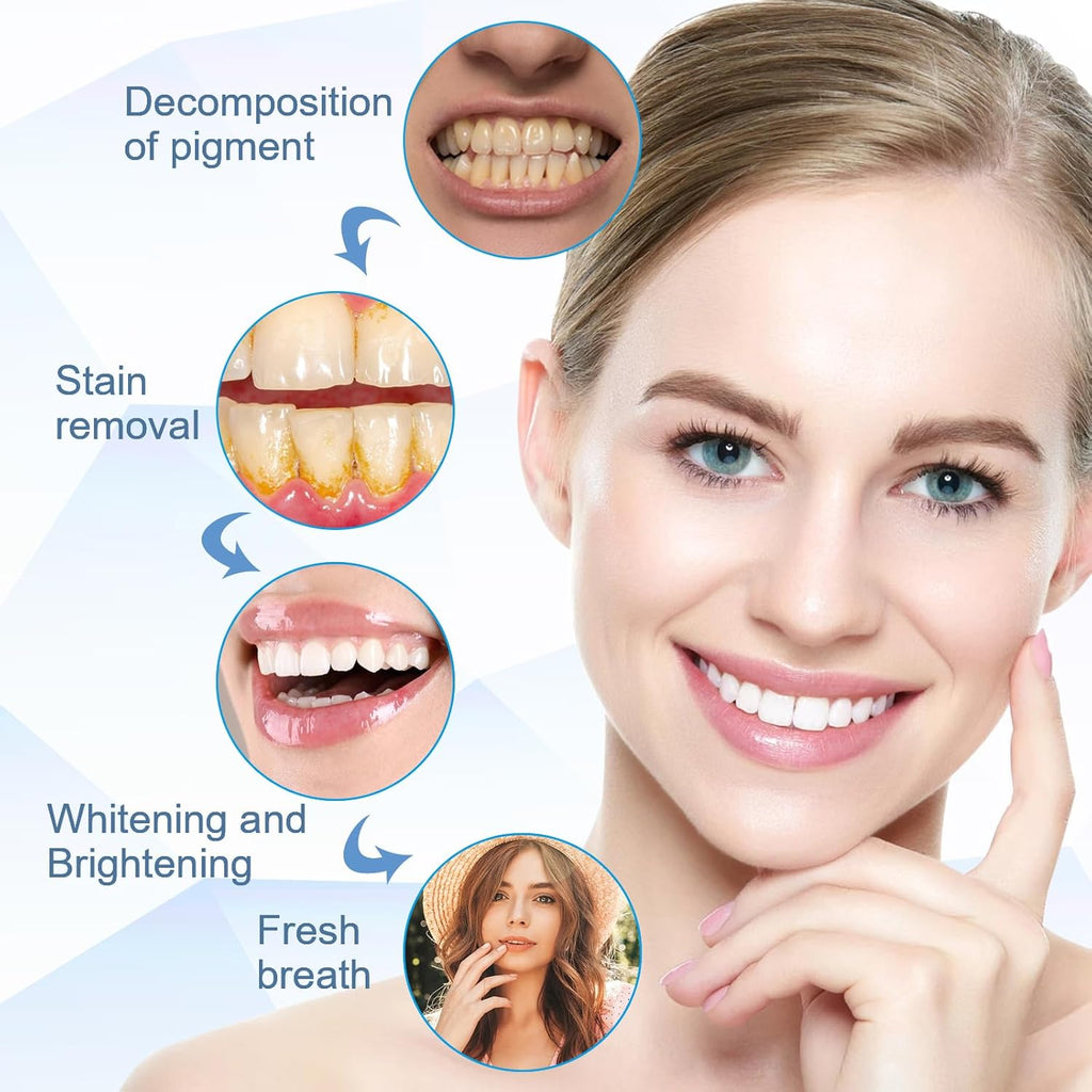 Teeth Whitening Essence Pen - 3pcs, Reduces Yellowing & Cleans Teeth Stains for Family Travel