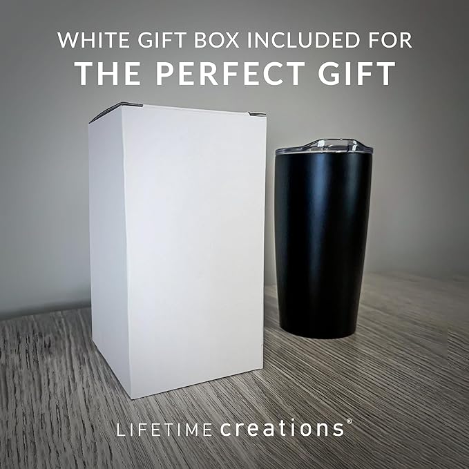 Lifetime Creations Engraved Personalized Eye Doctor Stainless Steel Tumbler 20 oz (Black) - Custom Gift for Optometrist Office, Ophthalmologist, Optician, Optometry School Graduation