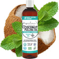 Kapuluan Coconut Pulling Oil for Teeth and Gums Mouthwash, 100% Pure and Natural, Non-GMO, Ayuverdic (Peppermint and Spearmint)