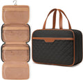 Travel Toiletry Organizer - Hanging Toiletry Bag for Full-sized Toiletries, Portable Water-resistant with Hanging Hook and 4 Compartments for Travel Essentials and Cosmetics