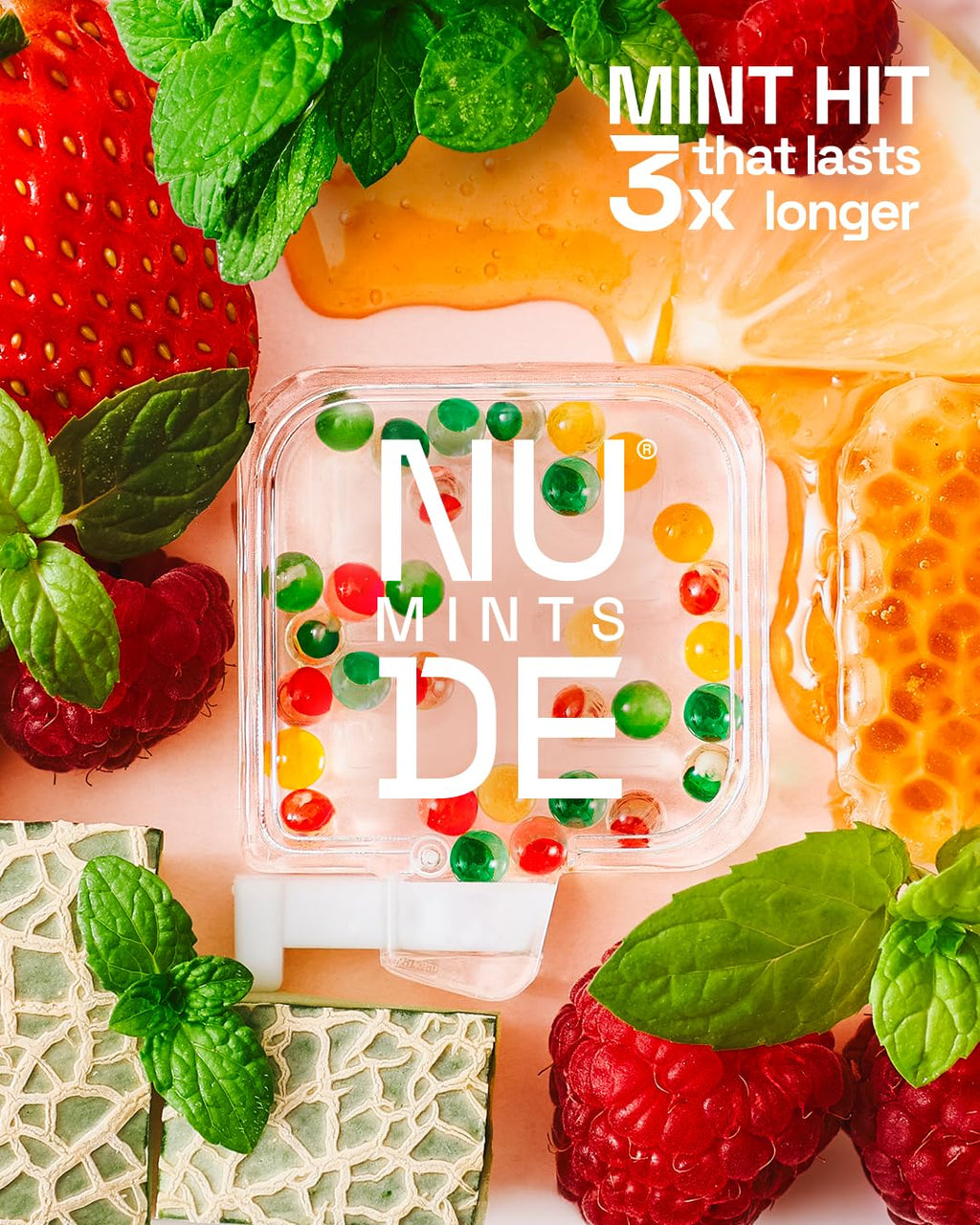 NUDE MINTS | Dual Action Liquid Capsules | Mouth Watering Mint - Lasts 3X Longer - 3X Stronger - Extreme Bad Breath Treatment For Adults - Sugar Free, 0 Calorie - All Flavors - 5 Pack - 150 Capsules