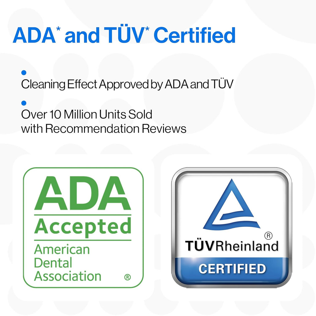 usmile Y10 PRO Rechargeable Electric Toothbrush with Smart Display, Missed Spot Detection, Pressure Sensor, 180-Day Battery Life, IPX8 Waterproof, Travel-Friendly with 2 Brush Heads