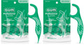 GUM Professional Clean Floss Picks - Extra Strong Shred-Resistant Floss, Easy Grip Handle - Dental Flossers for Adults - Fresh Mint Flavor, 90ct (Pack of 2)