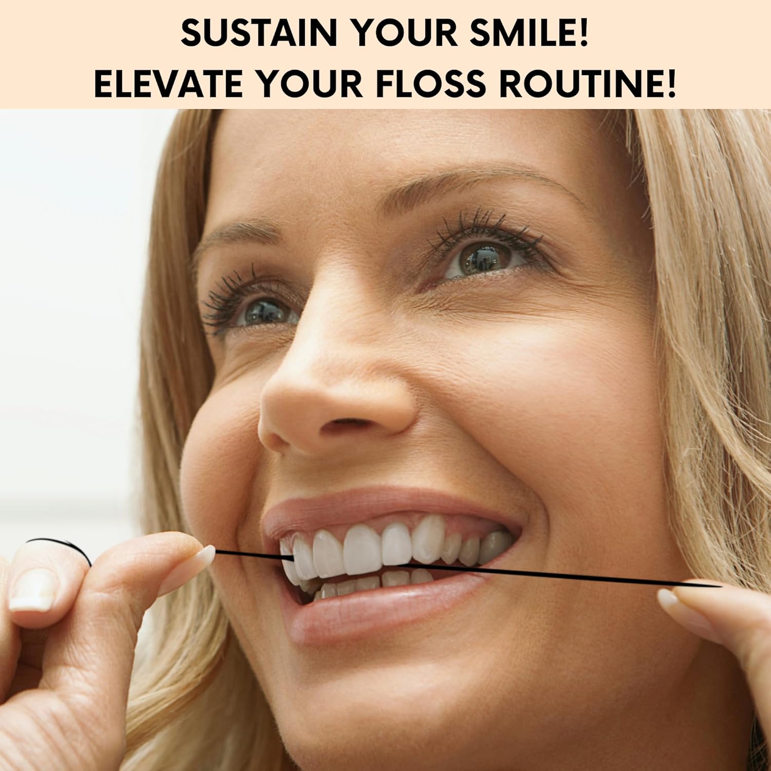 ECO ROOTS Organic Bamboo Floss Refill x4 Rolls, Eco Friendly Dental Charcoal Floss | Reusable & Vegan Bamboo Tooth Flossers | Zero Waste, Plastic Free, Biodegradable