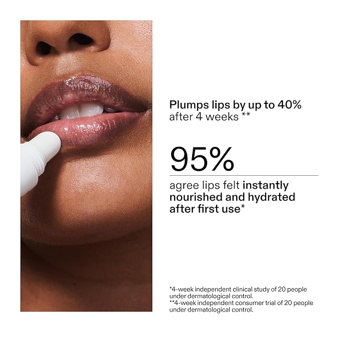 The INKEY List Tripeptide Plumping Lip Balm 10ml, Clinically Proven Plumping Tinted Lip Care, Hydrates Dry Cracked Lips, Vegan & Cruelty Free, Mocha Tint