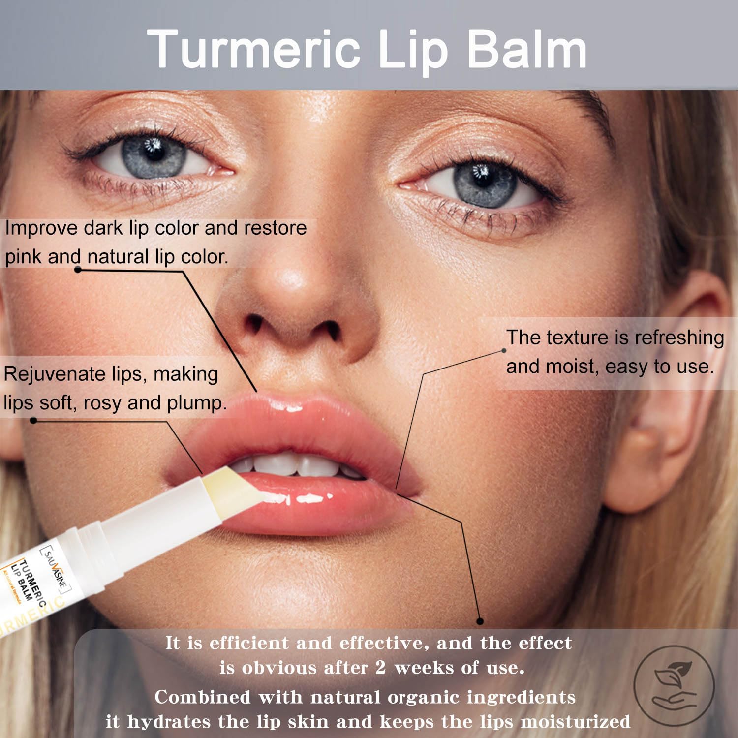 Turmeric Lemon Lip Scrub and Turmeric Lip Balm for Dark Lips to Lighten with Brush Set, 3PCS Lips Scrubber Exfoliator & Blam, Natural Exfoliator & Moisturizer for Dry, Chapped, Reduce Fine Lines