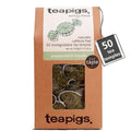 Teapigs Peppermint Leaves Tea Bags Made with Whole Leaves, Caffeine-Free, Natural Ingredients (1 Pack of 50 Teabags)