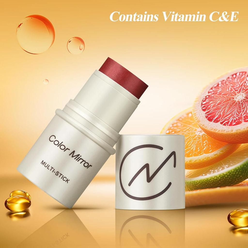 Multi-Use Makeup Stick - Blush, Lipstick, Eyeshadow & Highlighter For All Skin, Buildable Color, Long-Lasting, Lightweight, Natural Soft Finish(59 Mocha Matte), 0.158 oz