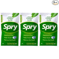 Spry On The Go Fresh Natural Xylitol Chewing Gum Dental Defense System - Aspartame-Free, Sugar-Free, Non-GMO (Spearmint, 55 Count - Pack of 3)