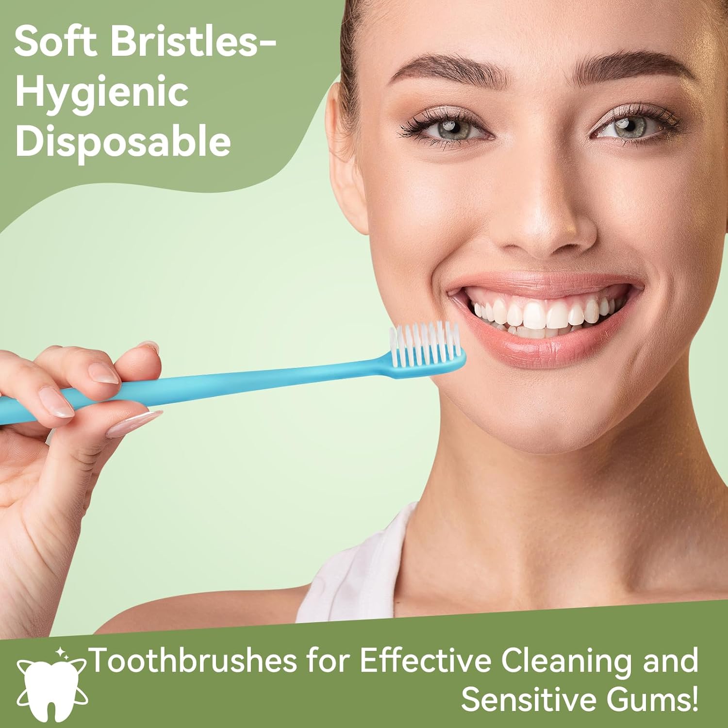 200 Pack Disposable Toothbrushes Bulk – Individually Wrapped Soft Bristles Single Use for Adults & Kids, Travel Hotel Guest Dental Office Donation Emergency Hygiene,Minimalist Design 5 Colors