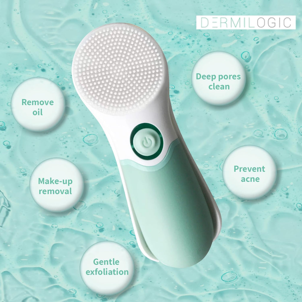 Silicone Facial Brush Head Replacement, Single Replacement Brush for Spinning Cleansing Devices, Gentle for Daily Skin Care Routine, Premium Quality Soft Silicone Bristles