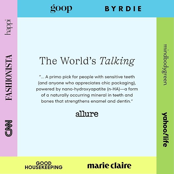 COCOLAB Cocoshine Whitening Toothpaste, Lychee Breeze Flavor, Dentist-Designed Oral Care with nHA, Non-Fluoride, Vegan, Recyclable Tube, Coconut-Oil Infused, 4 oz