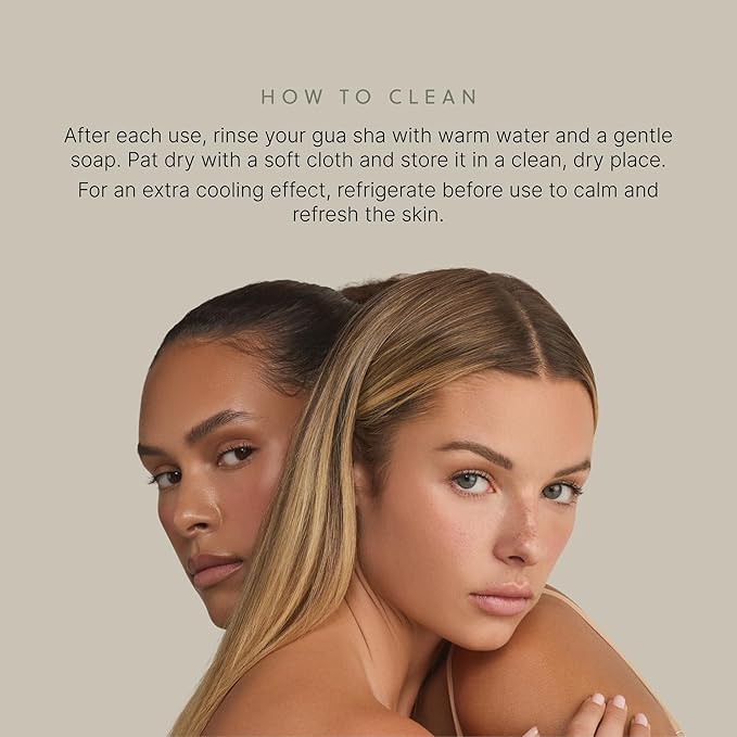 304-Grade Stainless Steel Gua Sha Facial Tool, Easing Facial Tension, Massage and Sculpting Tool for Face and Body, Encourage Lymphatic Drainage, Jawline Sculptor, Skin Care Gift