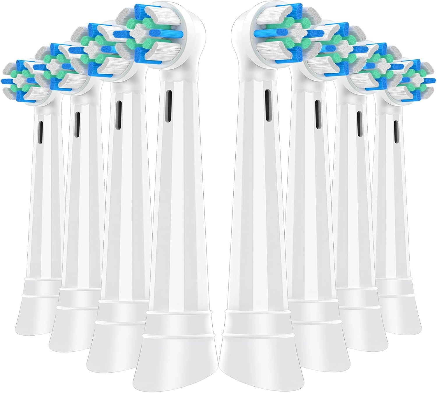 Toothbrush Replacement Heads for IO 2/3/4/5/6/7/8/9/10 Series Electric Toothbrush,Replacement Brush Heads Compatible with Oral B,8 Count