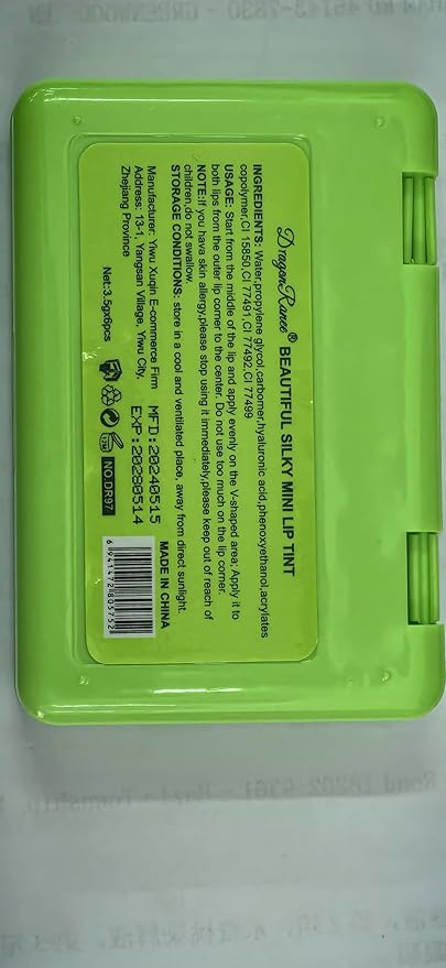 Eakroo 6 Colors lemon Lip Tint Stain Set, Korean Velvet Lip Stain Lip Gloss Lip Tint Stain, Liquid Lipstick for Women, Lip Stain Long Lasting Waterproof, Non-Stick Cup, High Pigment, Vivid Color