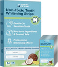 Teeth Whitening Strips 7 Treatments, Sensitivity Free Enamel Safe, Fast Teeth Whitening Kit, Dentist Recommended Remove Coffee Tea Smoking Stains
